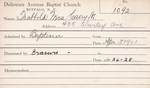Trabbold, Mrs. Harry M by Delaware Avenue Baptist Church
