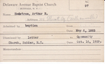 Hedstrom, Mr. Arthur E by Delaware Avenue Baptist Church
