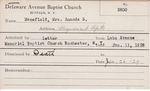 Mansfield, Mrs. Amanda S by Delaware Avenue Baptist Church