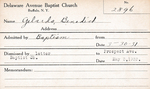 Gelardo, Mr. Benedict by Delaware Avenue Baptist Church