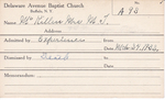 McKillen, Mrs. MJ by Delaware Avenue Baptist Church