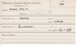 Kenney, Mr. Neil C by Delaware Avenue Baptist Church