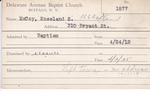 McCoy, Mr. Kneeland S by Delaware Avenue Baptist Church