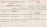 McMichael, Mr. Arthur R by Delaware Avenue Baptist Church