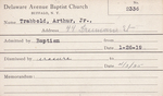 Trabbold, Mr. Arthur by Delaware Avenue Baptist Church