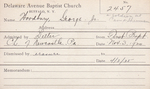 Woodbury, Mr. George by Delaware Avenue Baptist Church