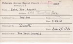 Ihde, Mrs. August by Delaware Avenue Baptist Church