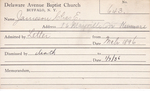 Jameson, Mr. Charles E by Delaware Avenue Baptist Church