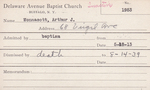 Wonnacott, Mr. Arthur J by Delaware Avenue Baptist Church