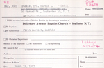 Steele, Mrs. Harold by Delaware Avenue Baptist Church