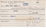 Neal, Mrs. Edgar C by Delaware Avenue Baptist Church