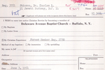 Stinson, Dr. Charles by Delaware Avenue Baptist Church