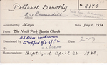 Pollard, Ms. Dorothy by Delaware Avenue Baptist Church