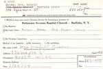 Brown, Mrs. Mabell by Delaware Avenue Baptist Church