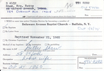 Shaw, Mrs. Betty by Delaware Avenue Baptist Church
