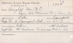 MembershipCards: G by Delaware Avenue Baptist Church