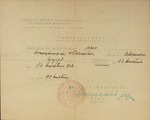 Document that Certifies that 2nd Lieutenant W. Drzewieniecki is Traveling to Alexandria Egypt from June 13 to June 14
