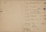 List of Soldiers in Drzewieniecki’s Writing by Walter Drzewieniecki
