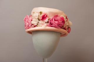 Pink Hat with Flowers