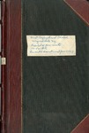 Records of Pew Rentals; 1915 -1917