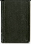 Chruch Directory; Handwritten Address Book; 1925