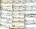 Church Directory; Index Cards of Active & Out of Town Members; 1925-1970