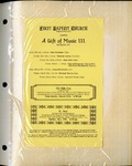 Music-Concert Scrapbooks; Gift of Music; 1991-1992