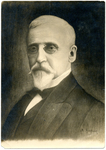 Henry Sienkiewicz, the great Polish author from a painting by S. Ryszkowski, a local artist. by The Francis Fronczak Collection
