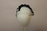 Black Net Headpiece with Flower by Buffalo State Fashion And Textile Technology Department