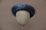 Blue Straw Hat by Buffalo State Fashion And Textile Technology Department