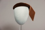 Brown Headpiece with Tan Point by Buffalo State Fashion And Textile Technology Department