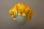 Orange and Yellow Flower Hat by Buffalo State Fashion And Textile Technology Department