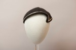 Black Hat with Pearl Trim