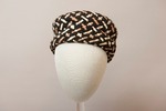 Black Hat with Woven Detail