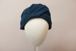 Blue Turban Hat by Buffalo State Fashion And Textile Technology Department