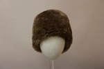Brown Faux Fur Hat by Buffalo State Fashion And Textile Technology Department