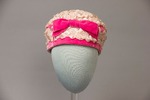 Light Pink Hat with Bright Pink Bow