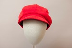 Red Newsboy Hat by Buffalo State Fashion And Textile Technology Department