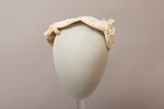 White Sequin Headpiece by Buffalo State Fashion And Textile Technology Department