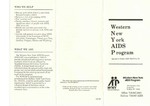 Pamphlet for Western New York AIDS Program by Western New York AIDS Programs