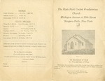 Church Program; 1935-1975