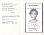 1989-12-14; Pamphlets; In Loving Memory of Annie Mae Thomas by Lincoln Memorial United Methodist Church