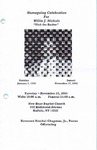 2004-11-23; Pamphlets; Homegoing Celebration for Willie J Nichols Nick the Barber