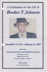 2008-02-01; Pamphlets; Celebration for the Life of Booker T Johnson