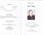 2011-09-02; Pamphlets; Celebration of Life for Clyde E Murphy