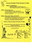 Flyer for the Annual Buffalo Pride Parade & Rally