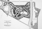 F.L. & J.C. Olmsted, 1888 South Park Plan. From F.L. and J.C. Olmsted, <i>The Projected Park and Parkways on the South Side of Buffalo. Two Reports by the Landscape Architects</i>.