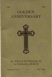 Anniversary Book; 50th; 1946 by St. Paul Lutheran Church of Niagara Falls