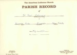 Records [Ledger; Membership Roll; Marriage; Baptisims]; 1970-1992 by St. Paul Lutheran Church of Niagara Falls