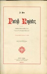 Parish Register; 1893-1921 by St. Peter's Episcopal Church of Niagara Falls